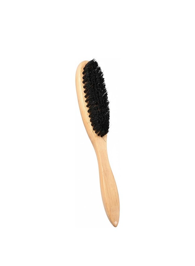 not available Beard Brush, Stiff Boar Bristles for Men's Grooming - Straightens and Promotes Growth - Works with Beard Oil and Balm - For Beard Kits (15 cm - Oval) - Image 1